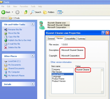 Xuất hiện virus giả mạo tool diệt Stuxnet của Microsoft